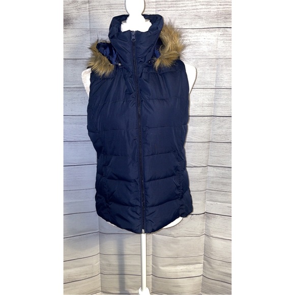 BONGO Jackets & Blazers - NWOT Bongo Dark Blue Vest Jacket